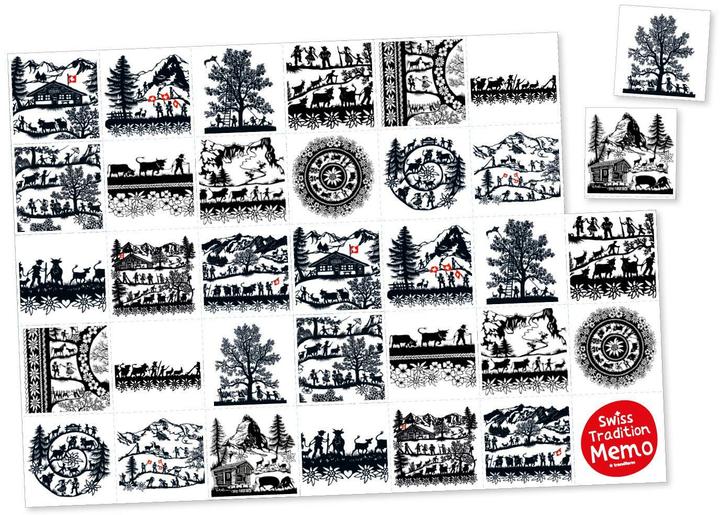 Image du produit Trendform Papiertischset SWISS TRADITION MEMO (6 pcs, 42 x 29.70 cm)