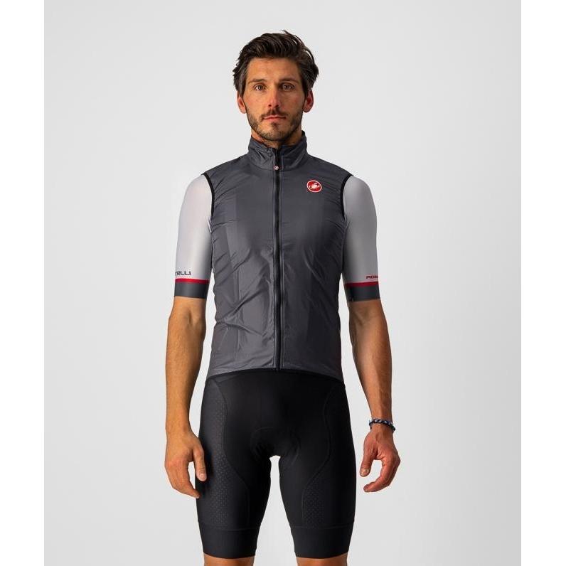 Castelli, Herren, Velojacke, Aria Vest (XXL), Blau, XXL