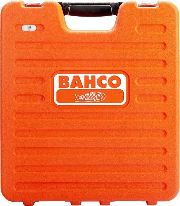 Produktbild Bahco 1/4"- und 1/2"-Steckschlüssel-Satz inklusive Ring-Maulschlüsseln/Winkelschraubendrehern - 106-tei