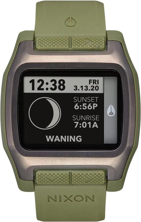 Actual product image Nixon Digital Japanese Automatic Watch with High-Resolution Display and Preprogrammed Tide Data (Digital watch)