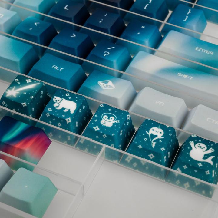 Actual product image Traitors AURORA Keycap Set (US)