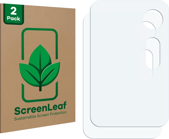 Actual product image ScreenLeaf Protective film sustainable screen protector screen protector film clear transparent (2 Piece, Samsung Galaxy Note 20 Ultra 5G)