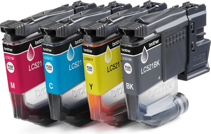 Produktbild Brother LC521VAL (M, C, Y, BK)
