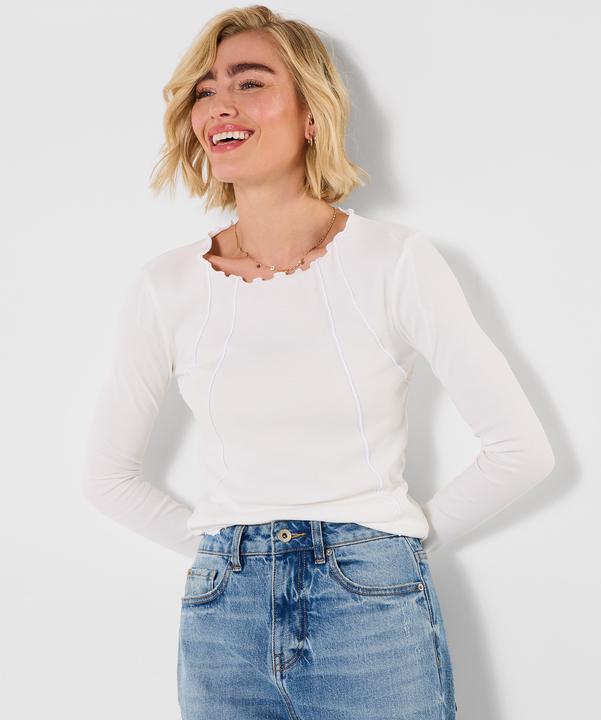 Produktbild Joe Browns Lettuce Edge Rib Jersey Top (50)