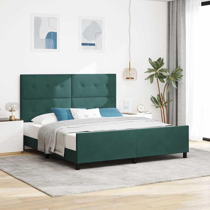 Actual product image vidaXL Modernes Bett (180 x 200 cm)