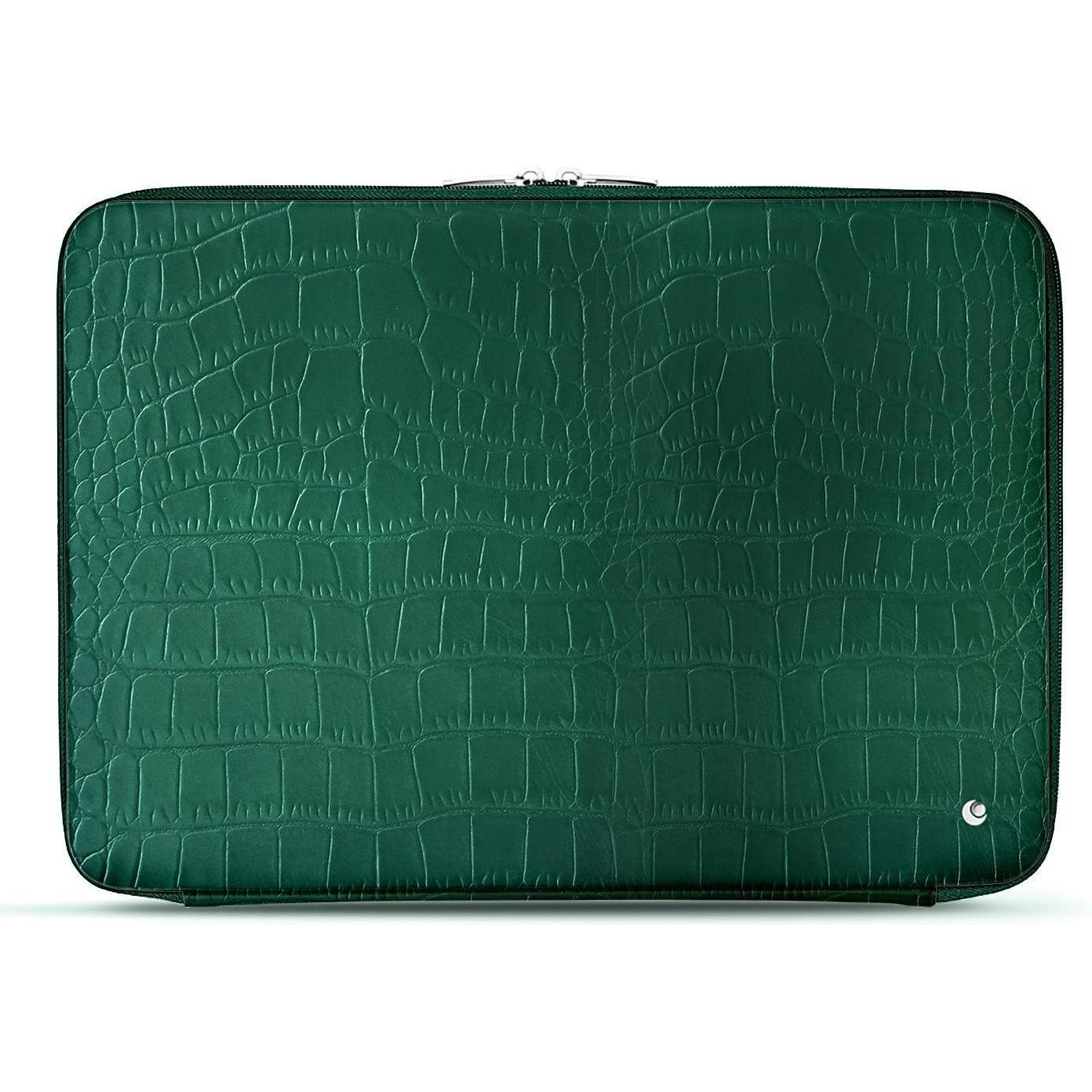 Noreve Lederhülle, Notebooktasche, Grün