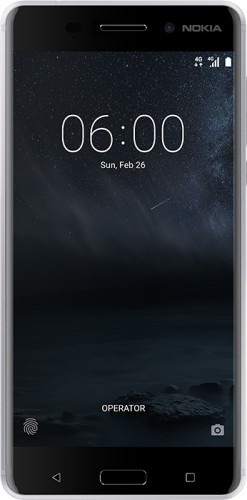 Nokia 6 (32 GB, Silver, 5.50", Hybrid Dual SIM, 16 Mpx, 4G)