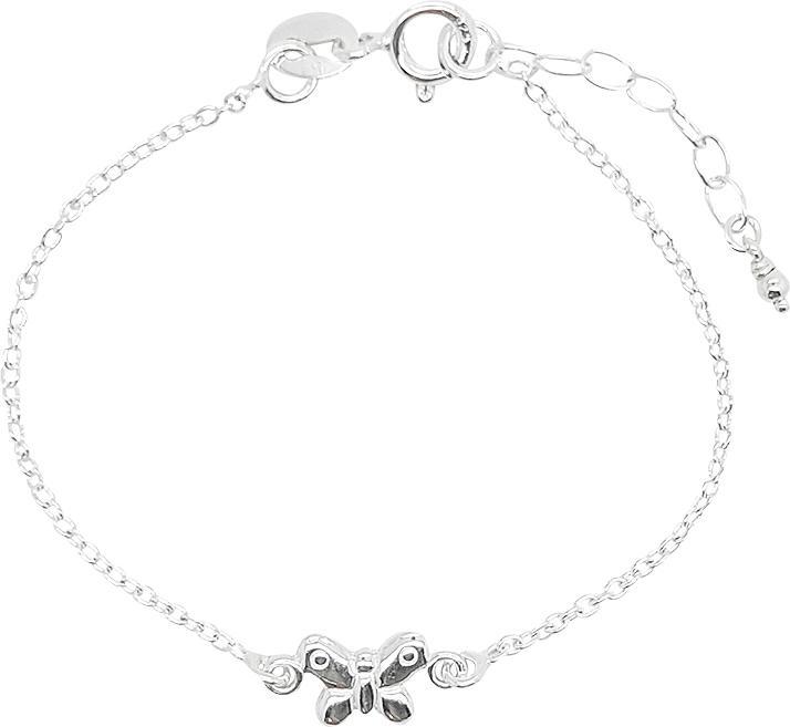 Immagine prodotto Leyda Bracciale Bambini Farfalla (15 cm, Argento 925)
