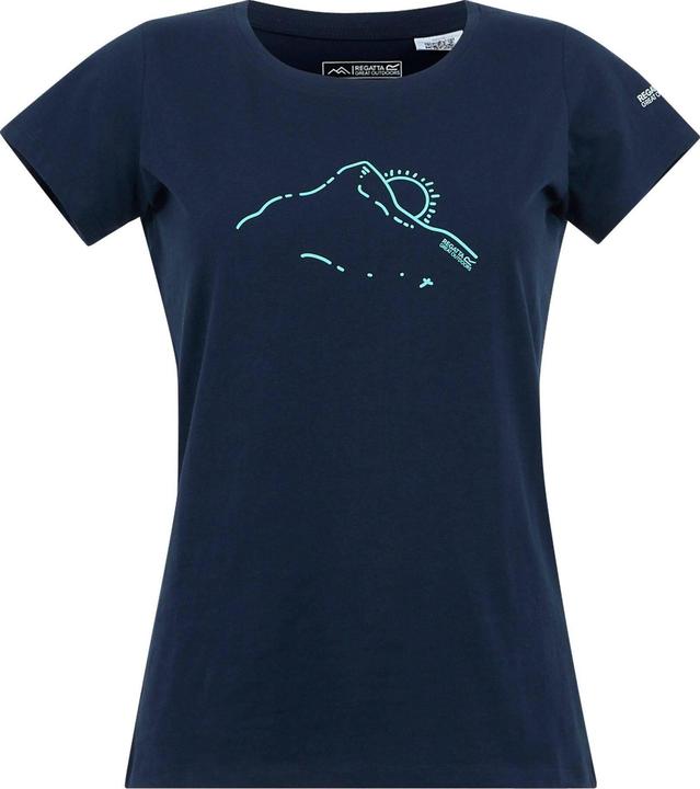Actual product image Regatta Womens/Ladies Breezed V Mountain T-Shirt (34)