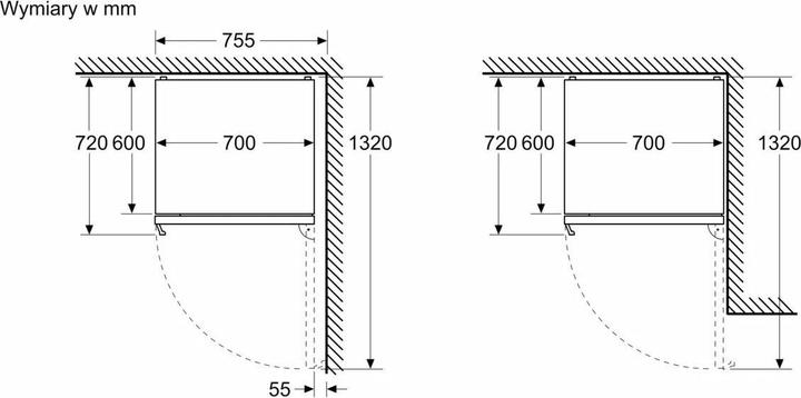 Actual product image Bosch Hausgeräte KGN49OCAF Fridge/freezer combination (440 l)