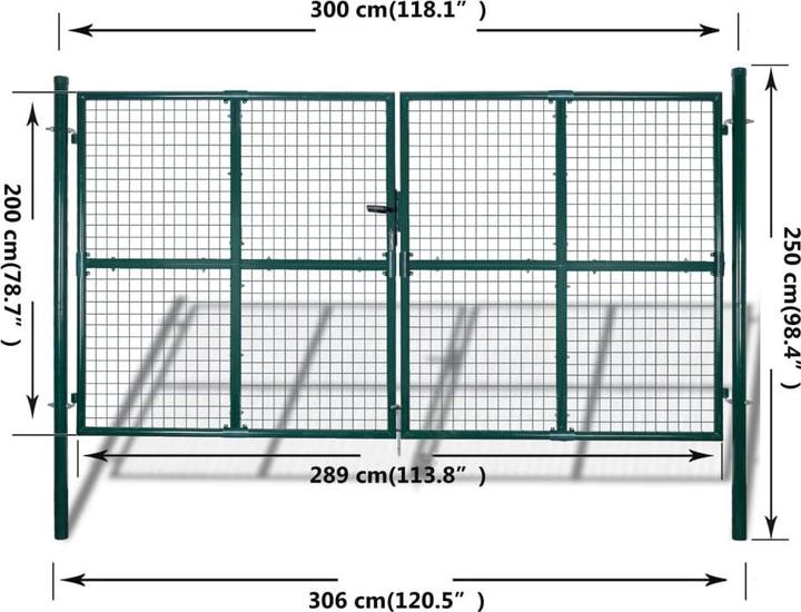 Produktbild vidaXL Zauntor