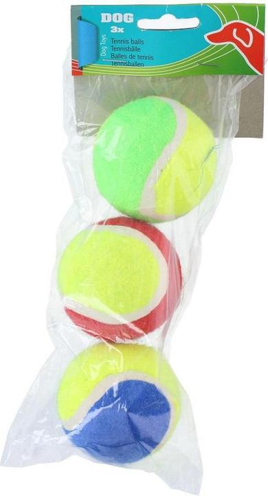 Actual product image Pet Toys Set of 3 tennis balls for dogs (Ball toy dog)