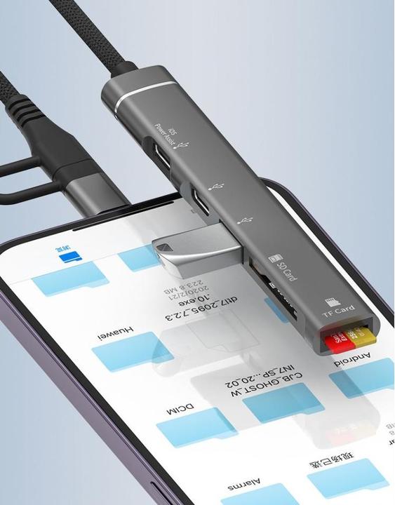 Produktbild PowerGuard 7 in 1 Adapter (Lightning, USB-C)