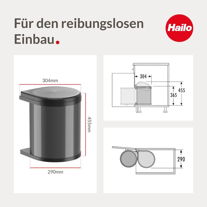 Actual product image Hailo Waste collector (15 l)