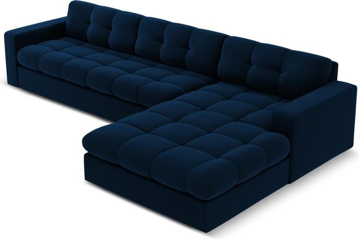 Immagine prodotto CXL by Christian Lacroix Divano con angolo destro in velluto, "Yohan", 4 posti, 236x160x72 Realizzato in Europa (Divano ad angolo)
