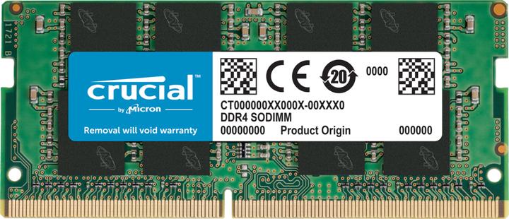 Immagine prodotto Crucial 16 GB di RAM DDR4 SO-DIMM PC3200 CL22 1x16 (1 x 16GB, 3200 MHz, DDR4-RAM, SO-DIMM)