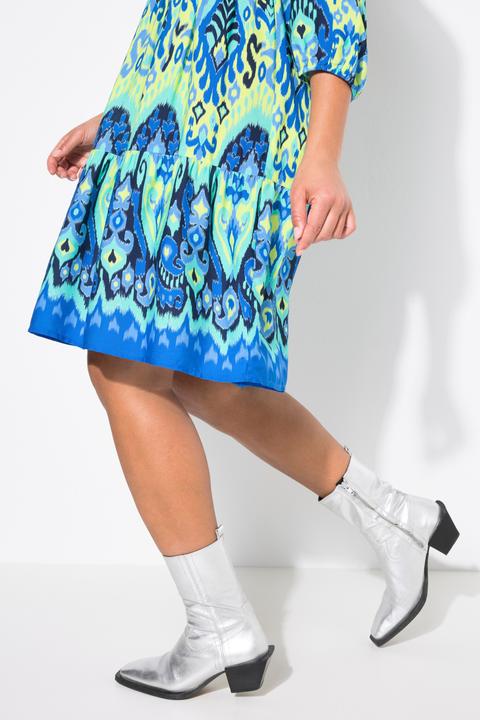Actual product image Angel of Style Kleid, A-Linie, Ornament-Print, 3/4-Ärmel (50)