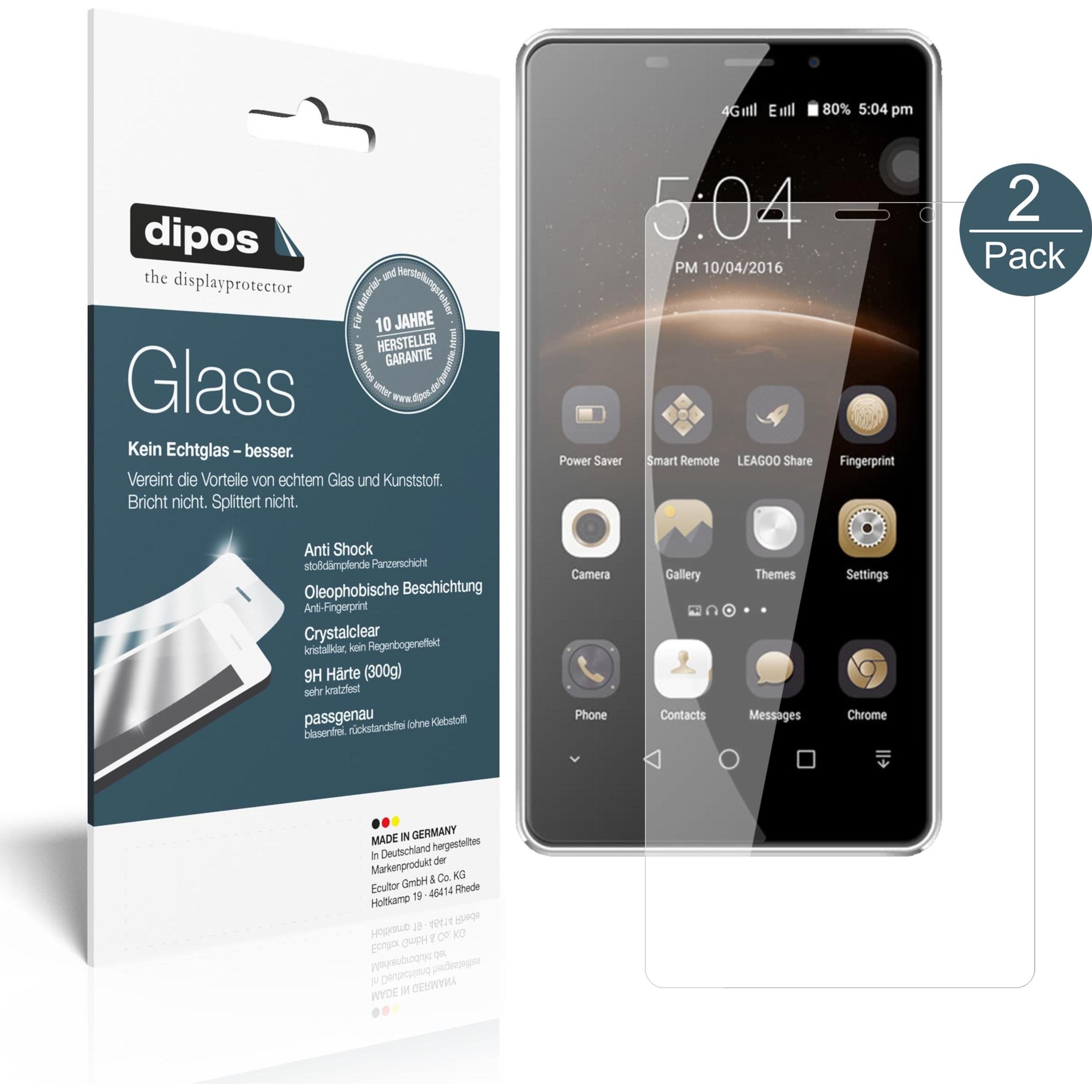 Dipos Displayschutz Anti-Shock (1 Stück, Leagoo M8), Smartphone Schutzfolie, Transparent