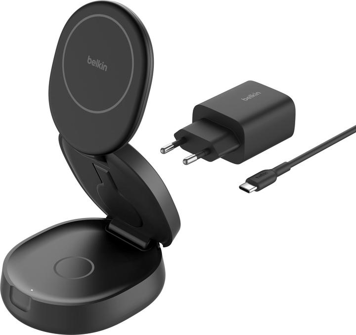Produktbild Belkin BoostCharge 3-in-1 Qi2 Ladestation (15 W)