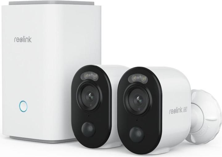 Produktbild Reolink Home Hub med 2x Argus 3 Ultra 4K kamera (3840 x 2160 Pixels)