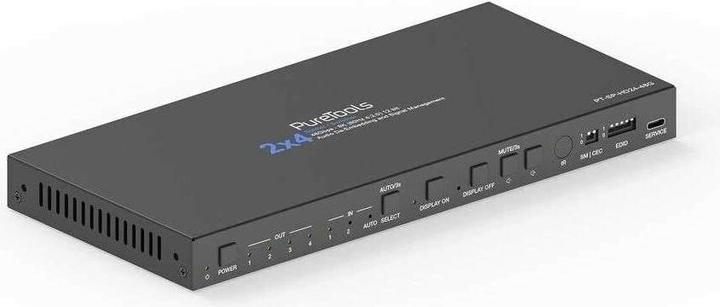 Image du produit Purelink PureTools 2x4 HDMI 2.1 Splitter - 48Gbps mit Scaler und Audio De-Embedding