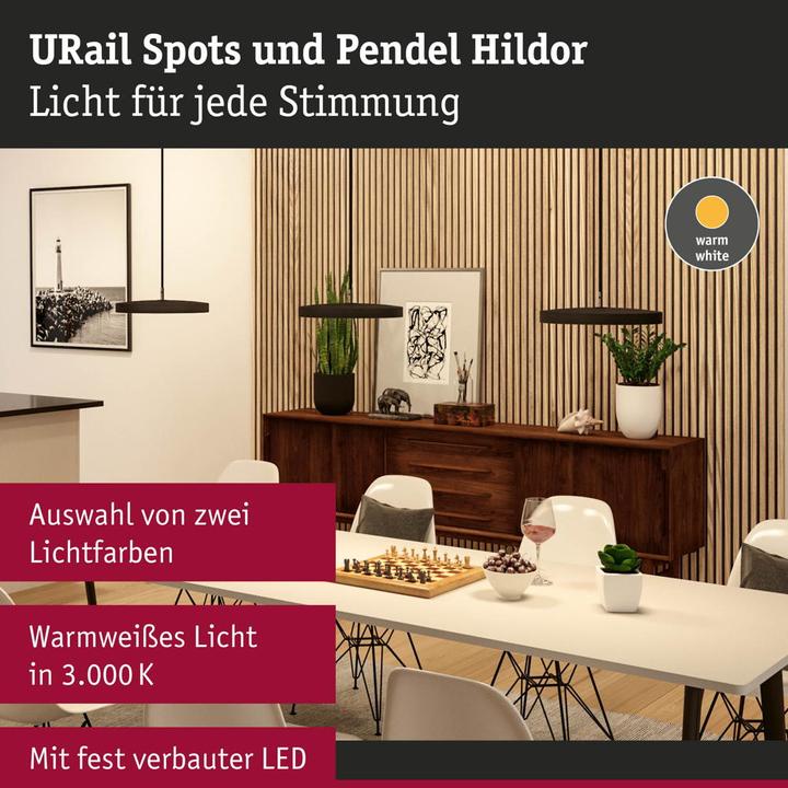 Produktbild Paulmann URail Pendel Hildor (850 lm)