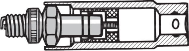 Produktbild Stahlwille 4606 Zündkerzen-Steckschlüsseleinsatz 3/8 18-11/16 mm- (16 mm)