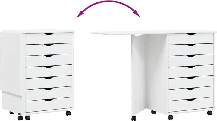 Actual product image vidaXL Rollschrank (105.50 x 39 x 74.50 cm)