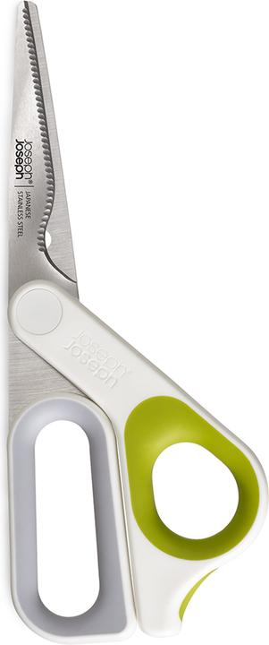 Produktbild Joseph Joseph PowerGrip Küchenschere, weiss/grün, 22.4x9.1x1.8cm (22.40 cm)