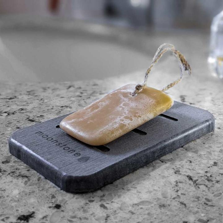 Image du produit Moonstone Porte-savon en diatomite Gris foncé