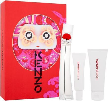 Actual product image Kenzo Flower Eau de Parfum 50ml + Body Lotion 75ml + Hand Care 20ml XMAS22 (Eau de parfum, 75 ml)