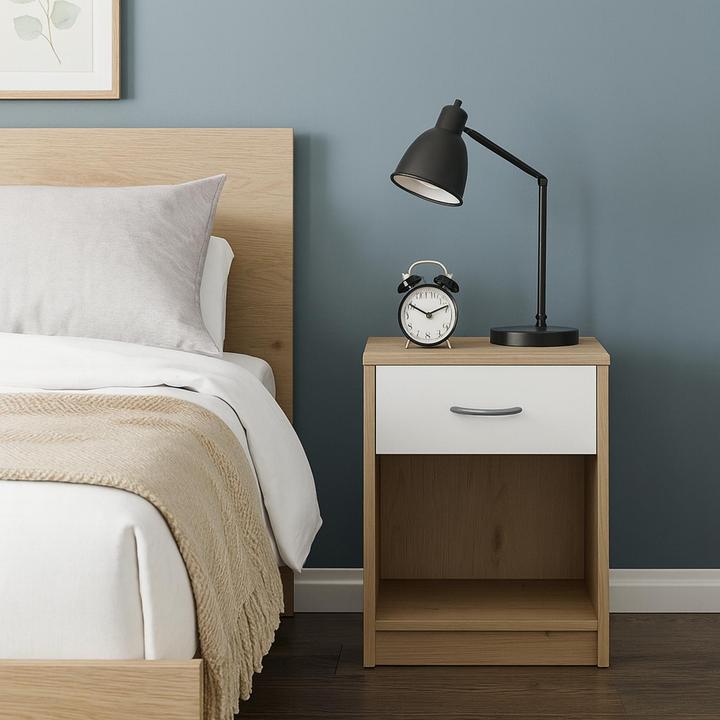 Produktbild HTI-Line Nachtschrank Nina mit Schublade (40 x 35 x 50 cm)