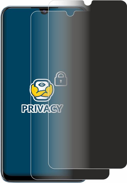 Produktbild BROTECT Sichtschutzfolie Anti-Spy Privacy Folie Blaulicht-Schutz (2 Stück, Vivo V20 SE)