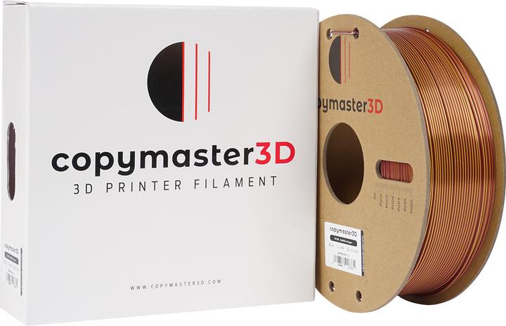 Actual product image Copymaster3D Tri-Silk Filament 1.75 mm, gold/silver/copper (1.75 mm, 1000 g)