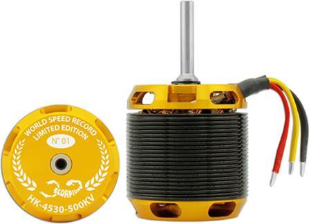 Actual product image Scorpion Electric motor HK-4530-500KV (6mm shaft)