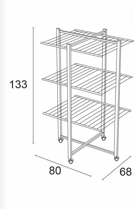 Actual product image Europe & Nature Drying rack (25 m)