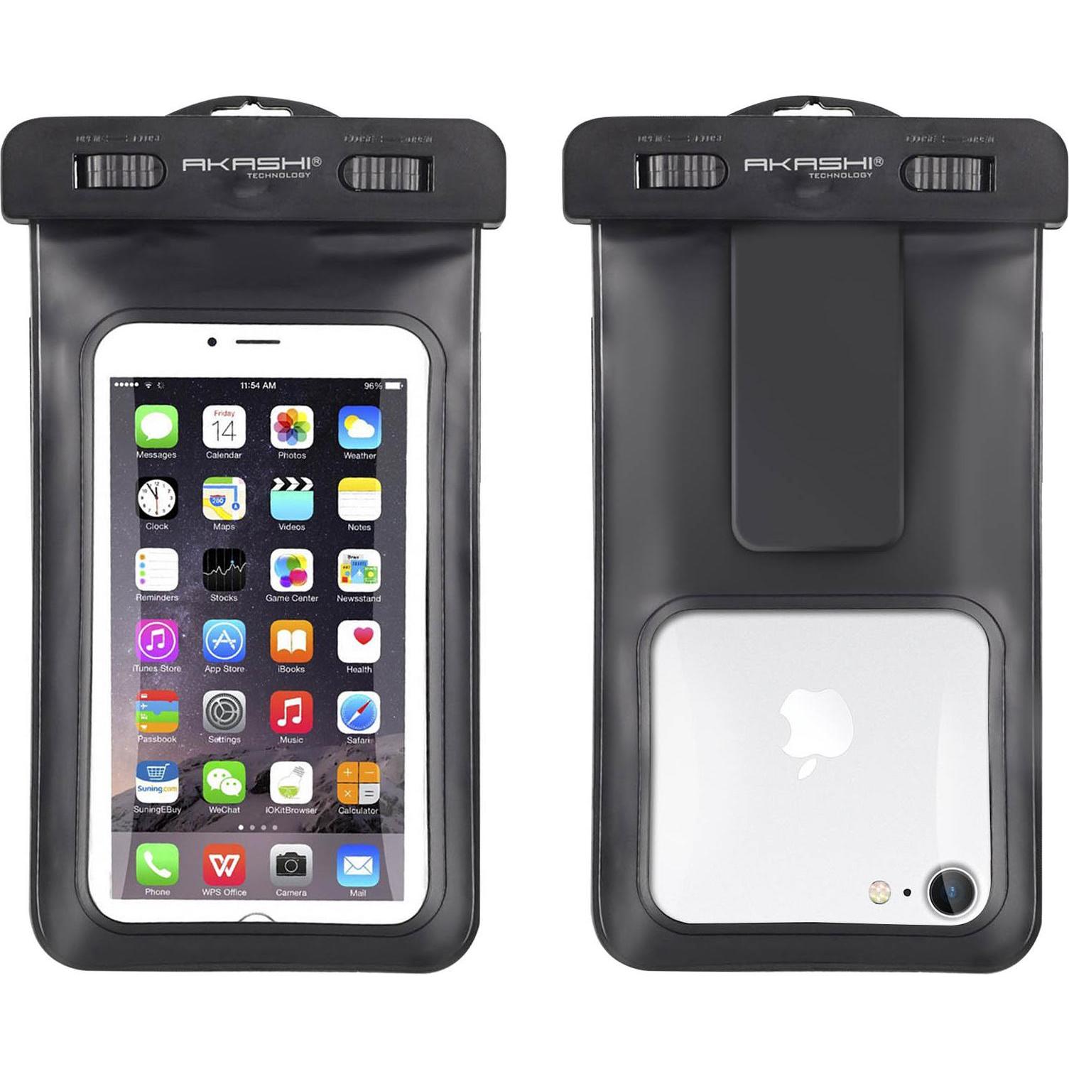 Akashi Waterproof (Universal), Smartphone Hülle, Schwarz