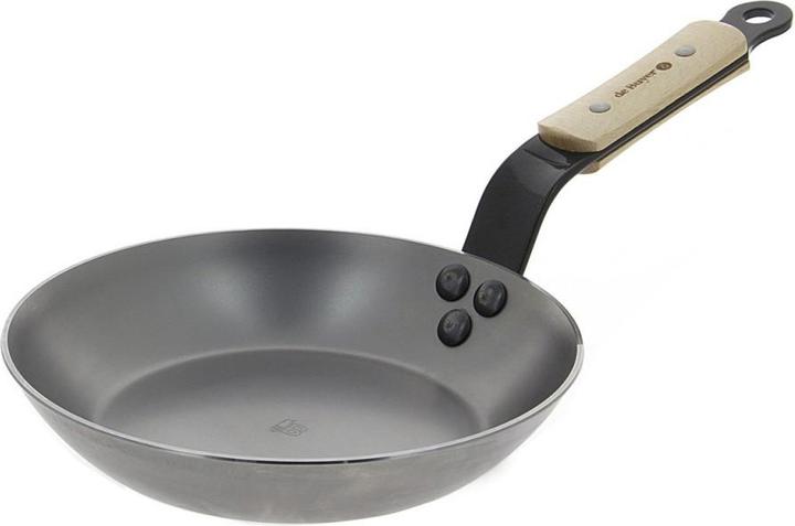 de Buyer runde Bratpfanne Bois 24 cm (24 cm, Bratpfanne, Edelstahl)