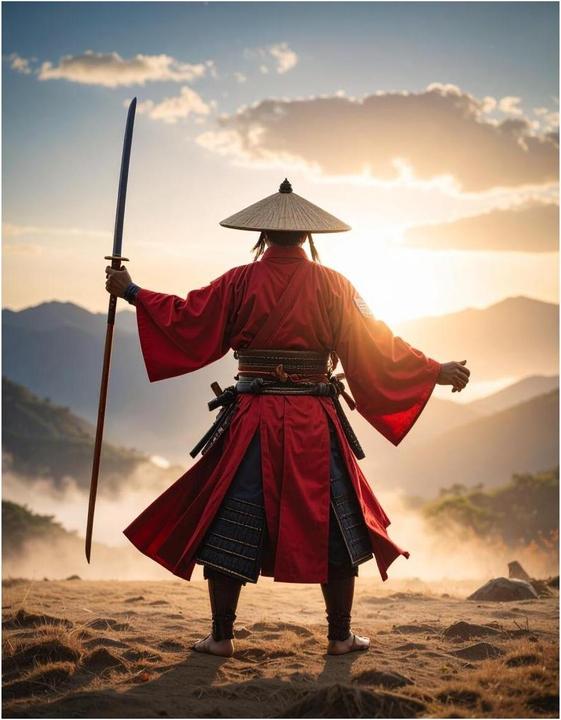 Immagine prodotto Wandbild24.ch Wandbild Samurai (60 x 45 cm)