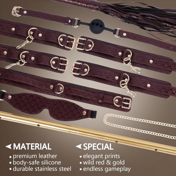 Actual product image No Name BDSM bondage spreader bar set