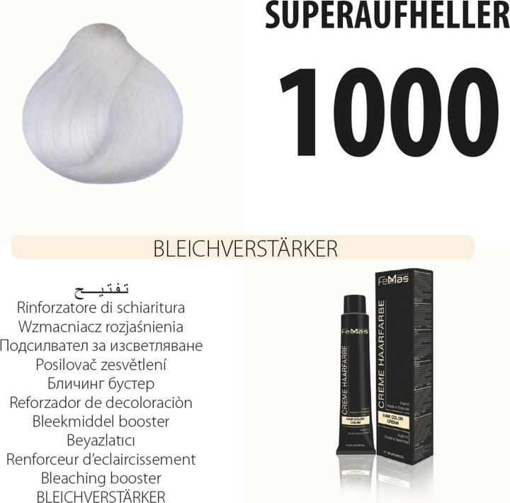 Produktbild FemMas 1000) Haarfarbe Bleıchverstarker 100ml
