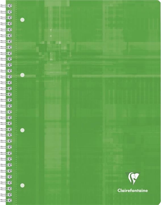 Image du produit Clairefontaine Carnet de notes du collège (A4+, Quadrillé, Couverture rigide)