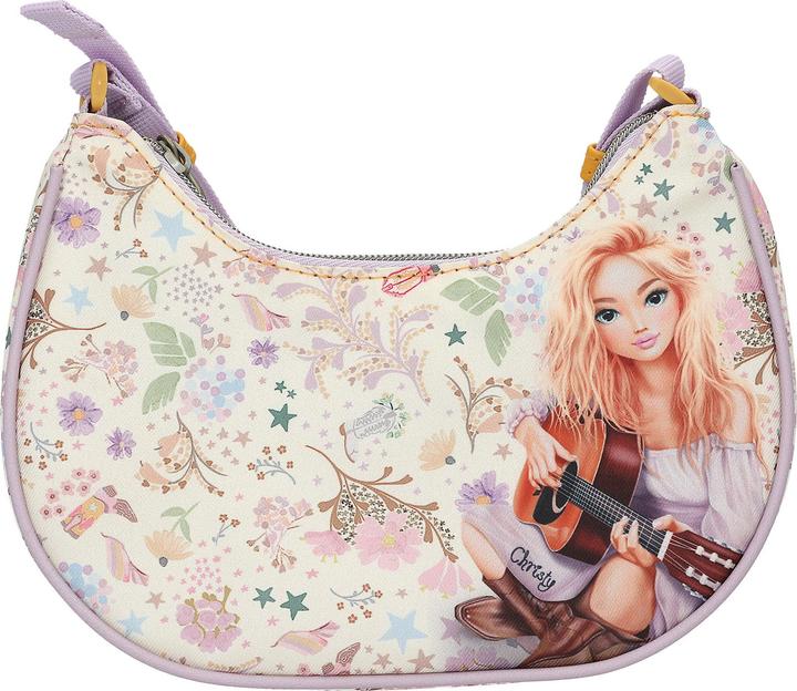 Immagine prodotto Top Model TOPModel - Halfmoon Handbag COWGIRL - Cream with Pale Purple and Yellow Accents - Small