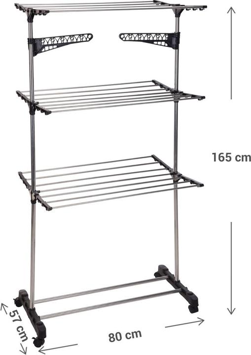 Actual product image Storage Solutions Laundry rack with 3 levels