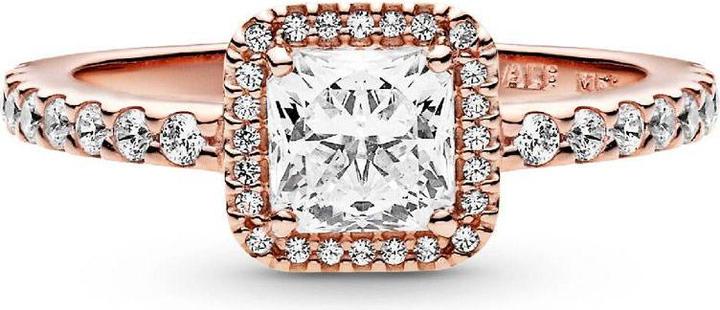 Produktbild Pandora Quadratischer Funkelnder Strahlenkranz Ring (58)