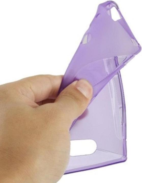 Actual product image König Design Mobile phone cover S Line TPU case for Nokia Lumia 928 purple (Nokia Lumia 928)