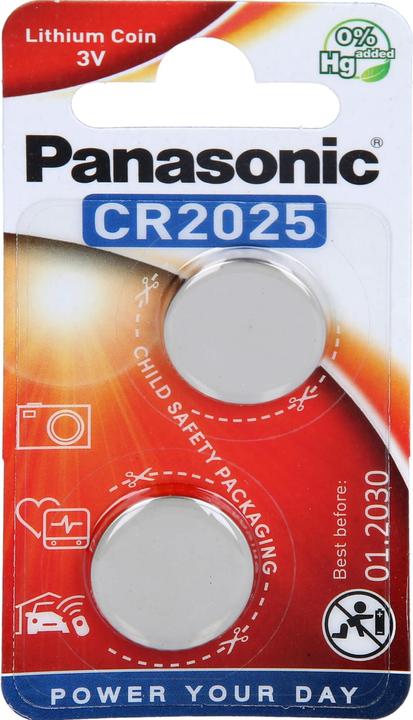 Produktbild Panasonic Lithium Power CR2025 (2 Stk., CR2025, 165 mAh)