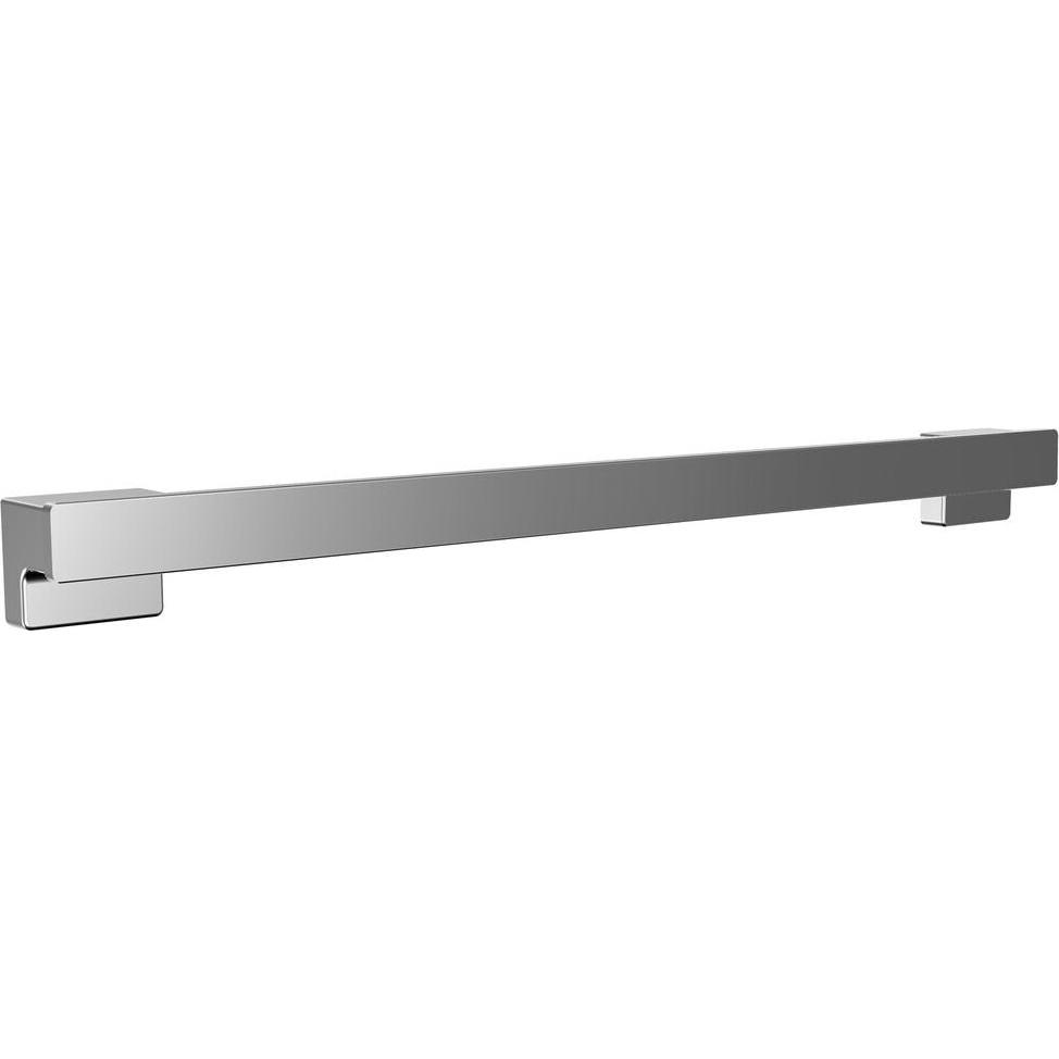 Emco, Porta asciugamani + ganci per asciugamani, Portasciugamani da bagno Cue 60 cm cromo 326000160