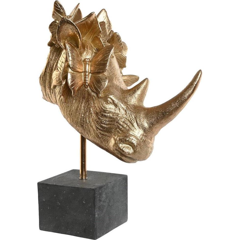 Esprit, Statuette E Sculture Decorative, Statuetta Decorativa Home Black Gold 33 X 24 X 43,5 Cm