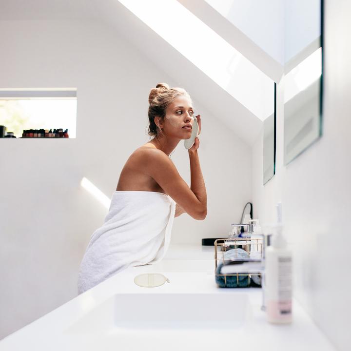 Actual product image Relaxdays 4x loofah sponge